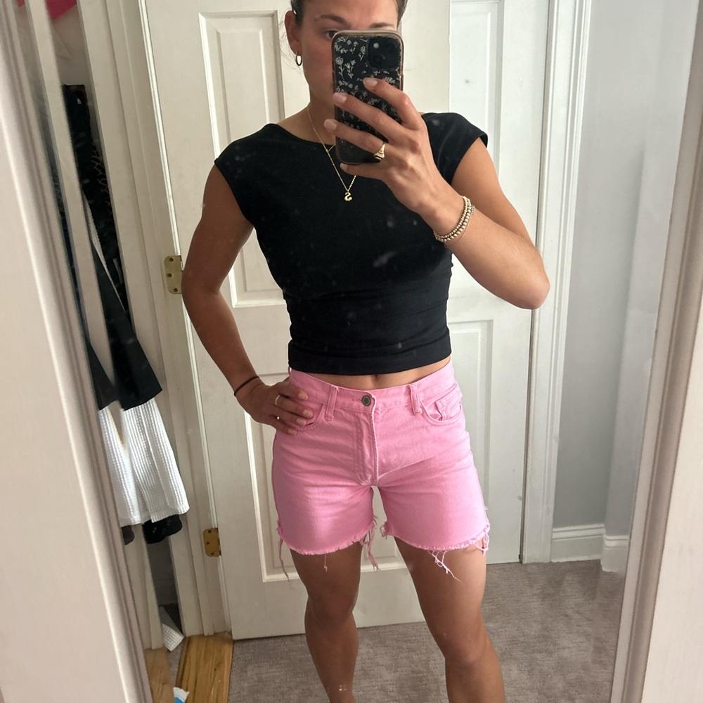Brandy hot pink long shorts